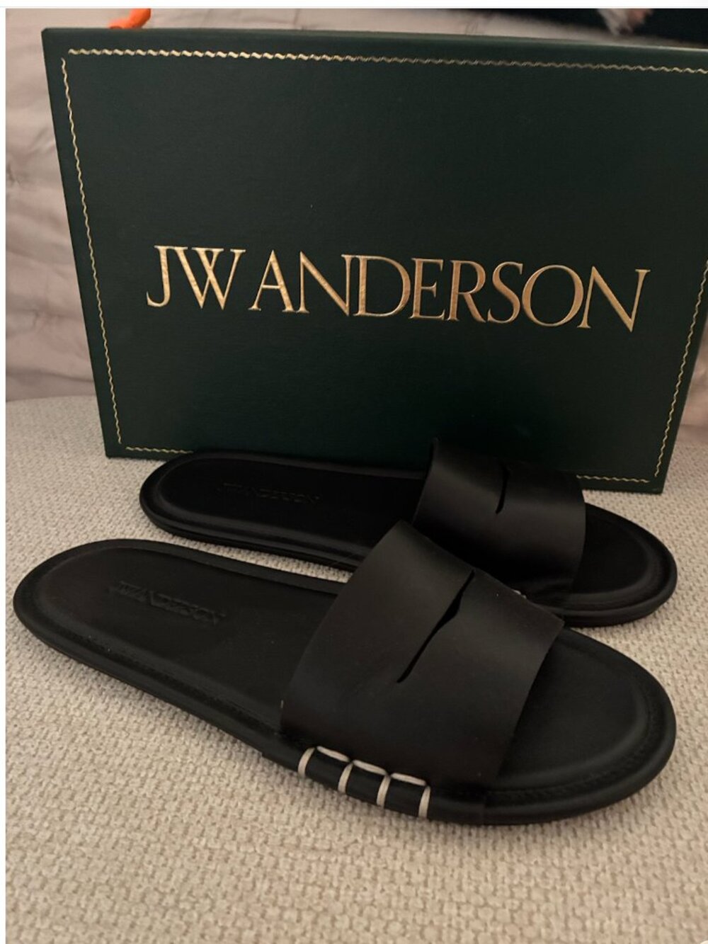 JW Anderson Loafer Slide Sandal Sz 37